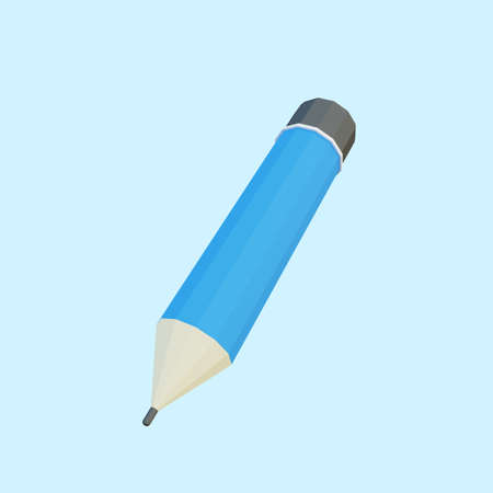 3d illustration simple object pencilの写真素材