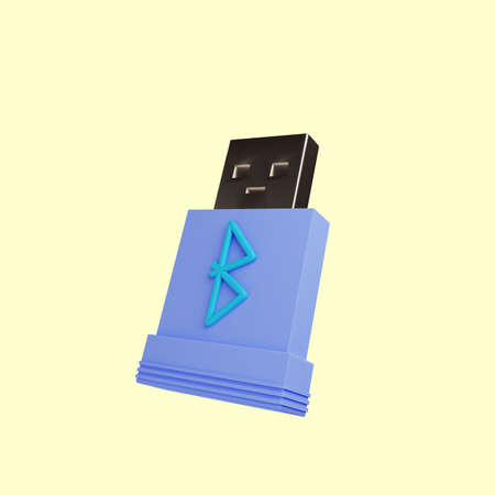 3d illustration simple object connection
