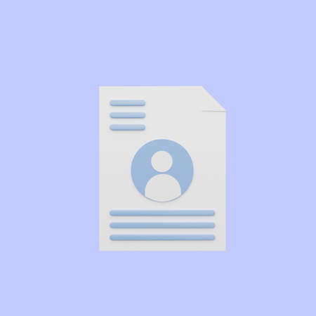 3d illustration of letter with people iconの写真素材