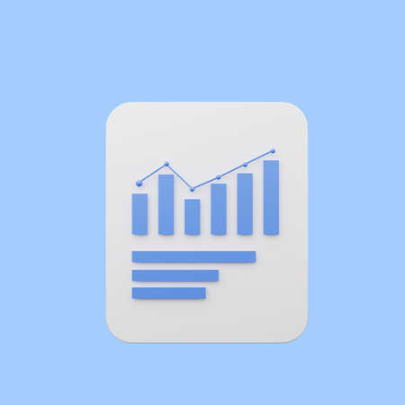 3d illustration of element user interface ui simple iconの写真素材