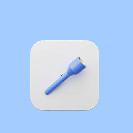 3d illustration of element user interface ui simple iconの写真素材
