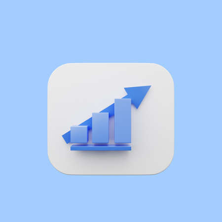 3d illustration of element user interface ui simple iconの写真素材