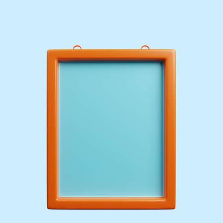 3d illustration of barber shop icon stuff mirrorの写真素材