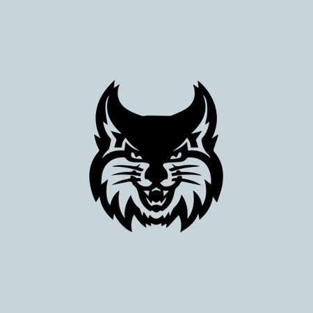 Vector of a cat face designのイラスト素材