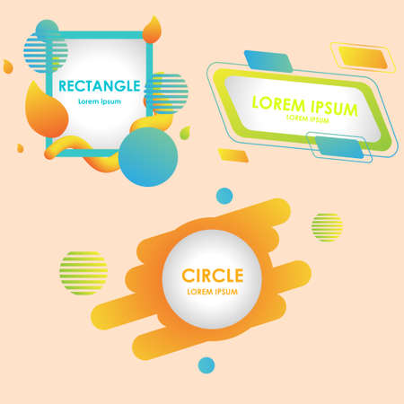 Abstract Illustration Vector Frame Background Designのイラスト素材