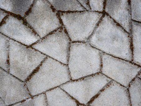 Light grey crazy paving backgroundの写真素材