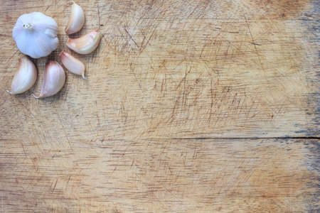 cooking on a cutting boardの写真素材