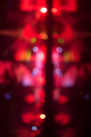 bokeh on nightの写真素材