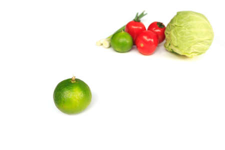 lemon on white backgroundの写真素材