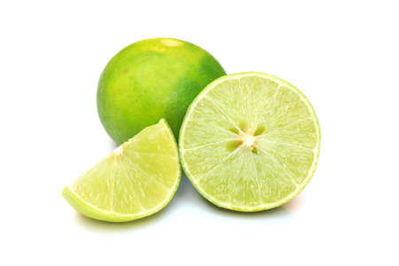 lemon on white background