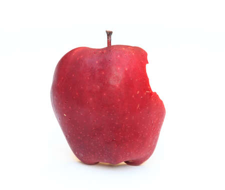 apple on white backgroundの写真素材