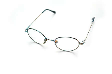 spectacles on white background
