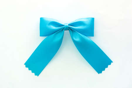 ribbon bow on white background