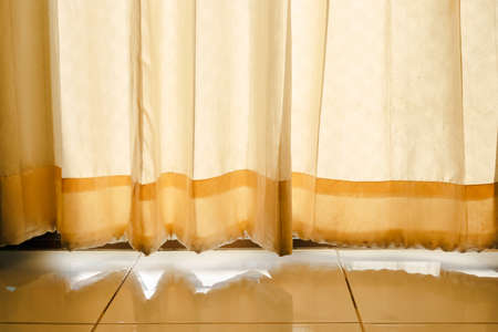curtains soft light backgroundの写真素材