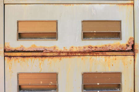 drawer steel old rust