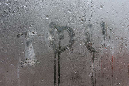 Glass rains loveの写真素材