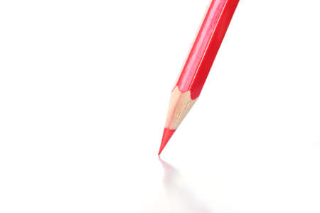 colored pencils drawing multicolored on white backgroundの写真素材