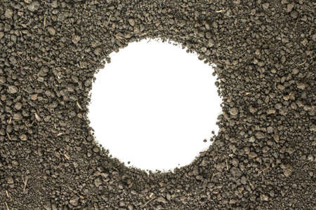 soil ground texture plant backgroundの写真素材