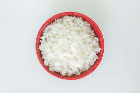 cooked white basmati rice  bowl natural food