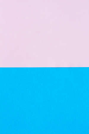 paper color pink, blue rose quartz and serenity abstract backgroundの写真素材