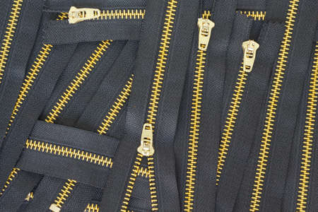 zipper overlapping object background
