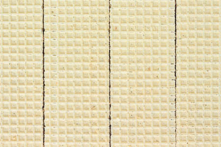 wafer chocolate dessert on white background