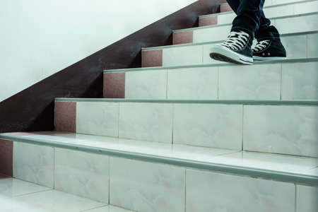 stairs step concept stairway background