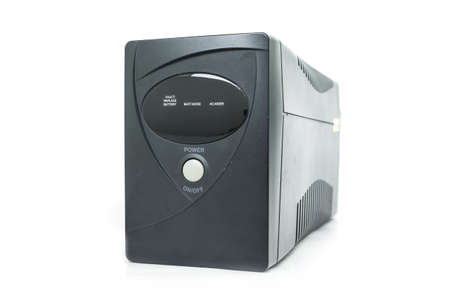 uninterruptible power supply system on a white backgroundの写真素材