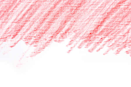 red stroke pencil drawing sketch abstract art.の写真素材