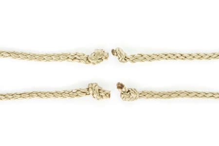 rope knot string twine brown nauticalの写真素材