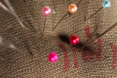 pins tool in sewing.の写真素材