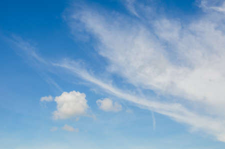 Blue sky with cloud. Background.