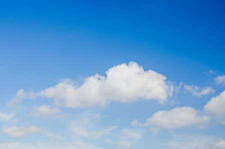 Blue sky with cloud. Background.の写真素材