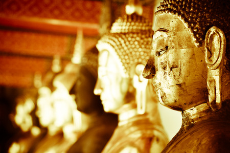 buddha in Wat Suthat at Thailandの写真素材