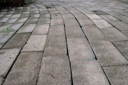 walking road textureの写真素材