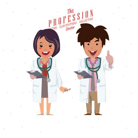 Doctor - vector Illustrationのイラスト素材