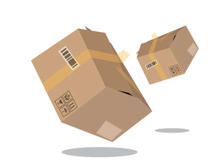 Parcel Box - vector illustrationのイラスト素材