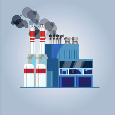 industry factory - illustrationのイラスト素材