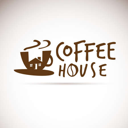 coffee house logo concept - vector illustrationのイラスト素材