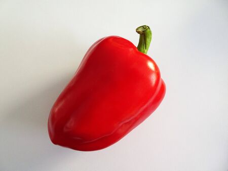 Bell pepper on white background.の写真素材
