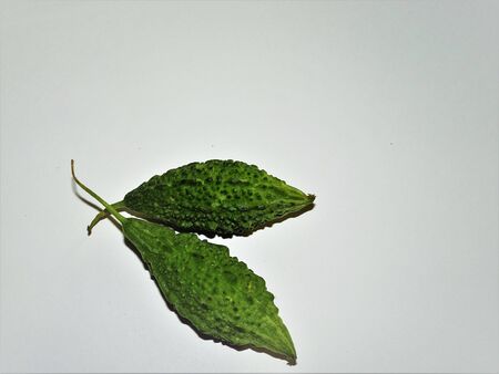 Gourd on white background.の写真素材