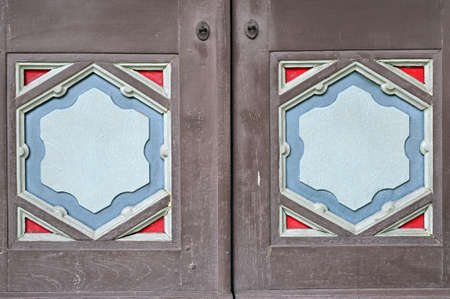 Carve doorの写真素材