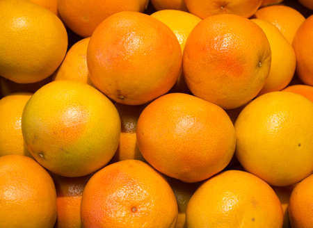 Pink Grapefruit on display at the Supermarket