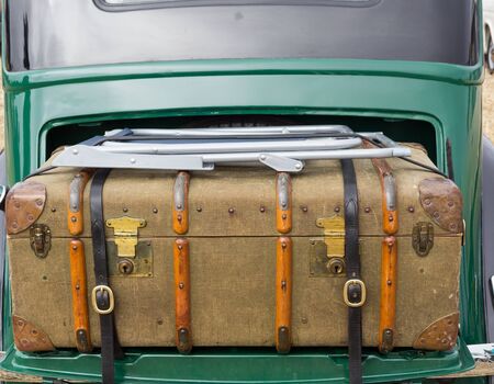 Vintage Case in  Carの写真素材