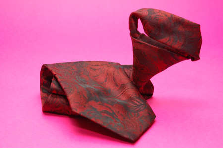 tie in different positionの写真素材