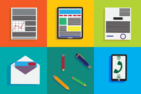 Business iconsのイラスト素材