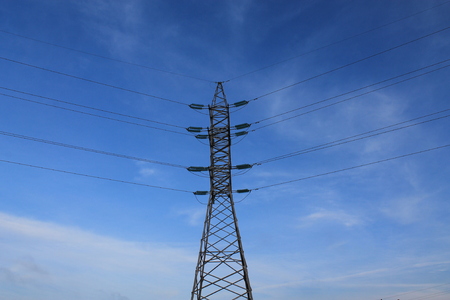 Electrical transmission lineの写真素材
