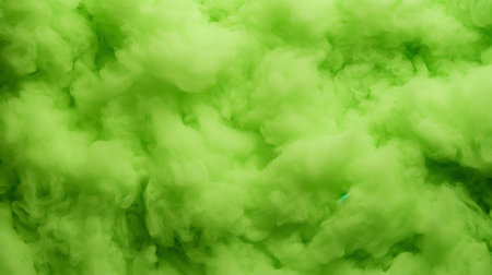 Green cotton candy background. Candy floss texture. Generative AI.の素材