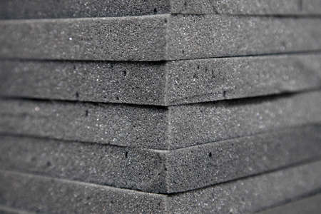 Black Foams Pile Texturesの写真素材