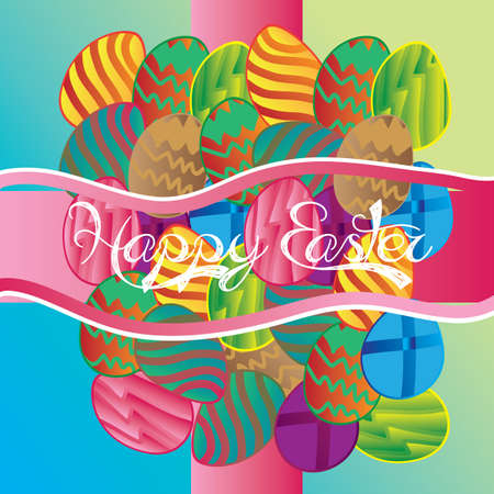 happy easterのイラスト素材